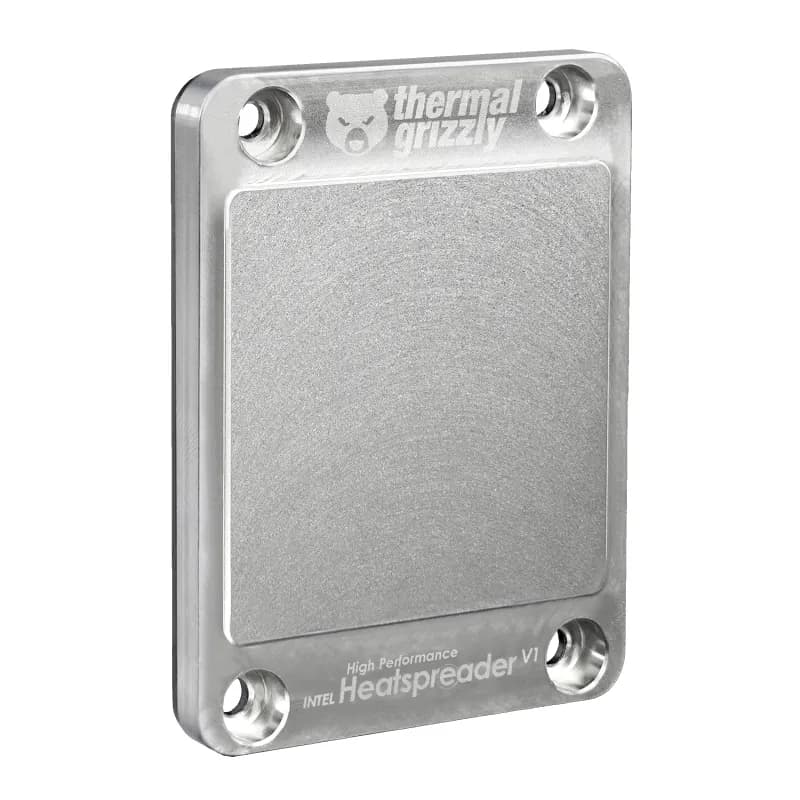 Thermal Grizzly Intel High Performance Heatspreader V1 3/8" LGA1700 -lämmönlevitin, nikkeli