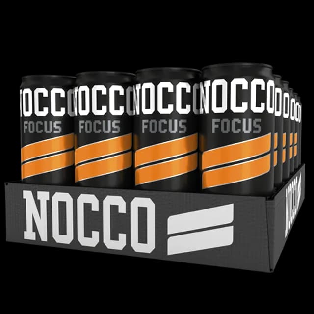 NOCCO FOCUS Black Orange -energiajuoma 330 ml 24-pack