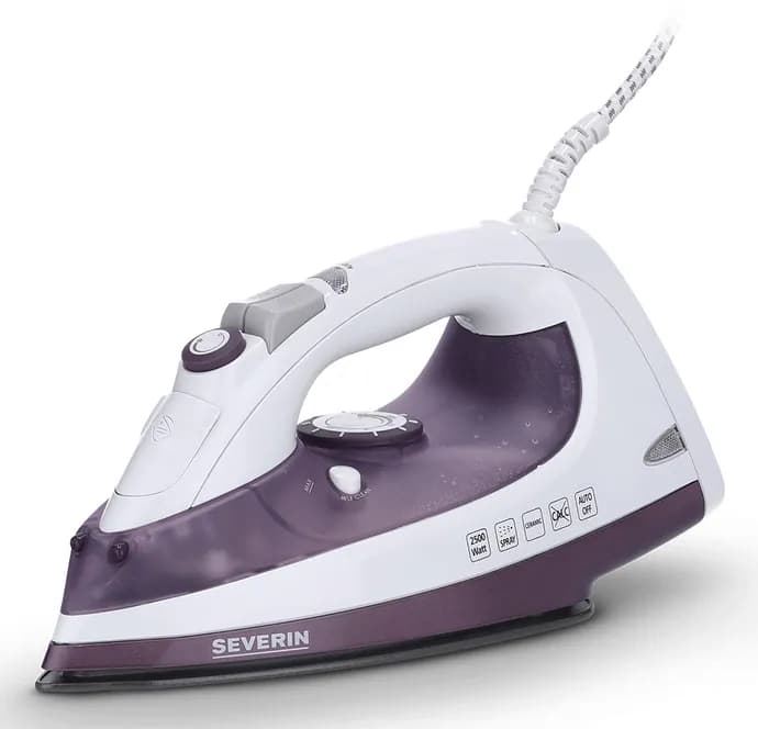SEVERIN BA3210 -höyrysilitysrauta, 2500 W, 0,225 l, Purple/valkoinen