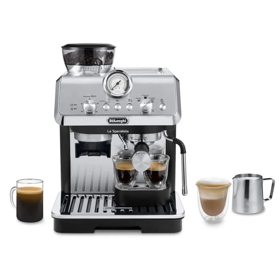 Delonghi La Specialista Arte -espressokeitin, musta, Ruostumaton teräs – Delonghi