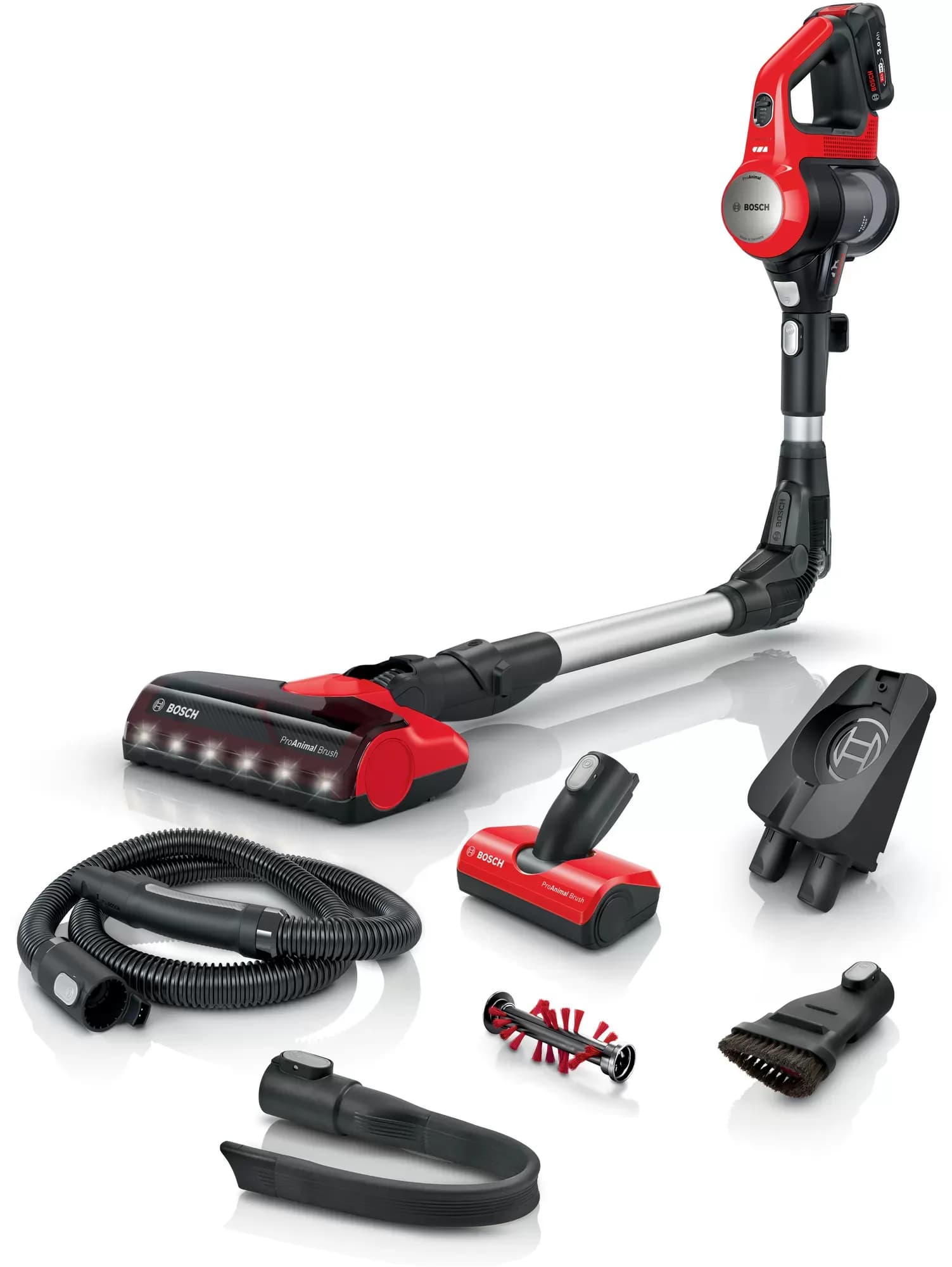 Bosch Unlimited 7 ProAnimal BBS711ANM 18V 3Ah 0.3L -varsi-imuri, punainen