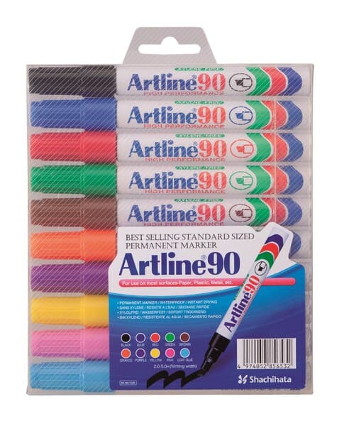Artline 90 10-pack assorted – ARTLINE