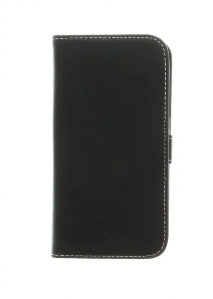 Insmat Exclusive Flip Case Galaxy S4 -lompakkokotelo, musta