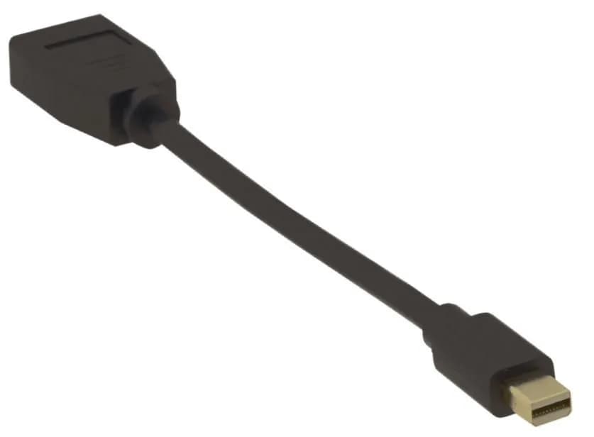 MicroConnect  mini DisplayPort – DisplayPort 1.2 -kaapeli, 15 cm, Musta – Microconnect