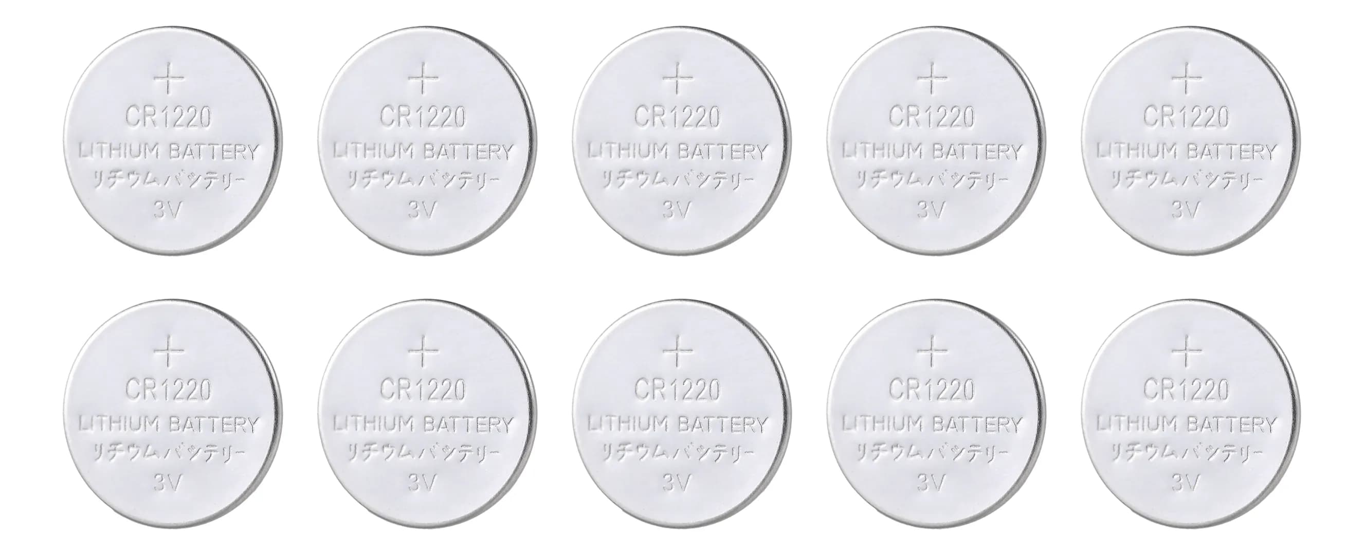 DELTACO CR1220 Litium-nappiparistot, 3 V, 40 mAh, 10 kappaleen pakkaus
