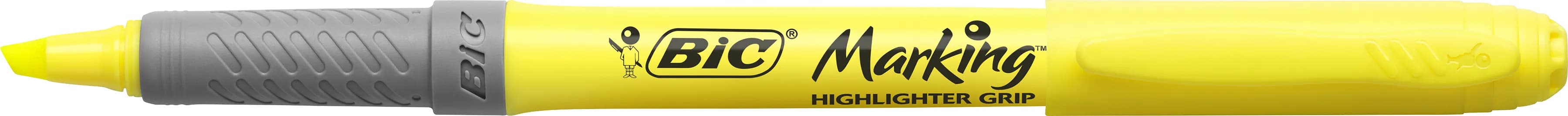 BIC Brite Liner Grip textMarker yellow – Bic