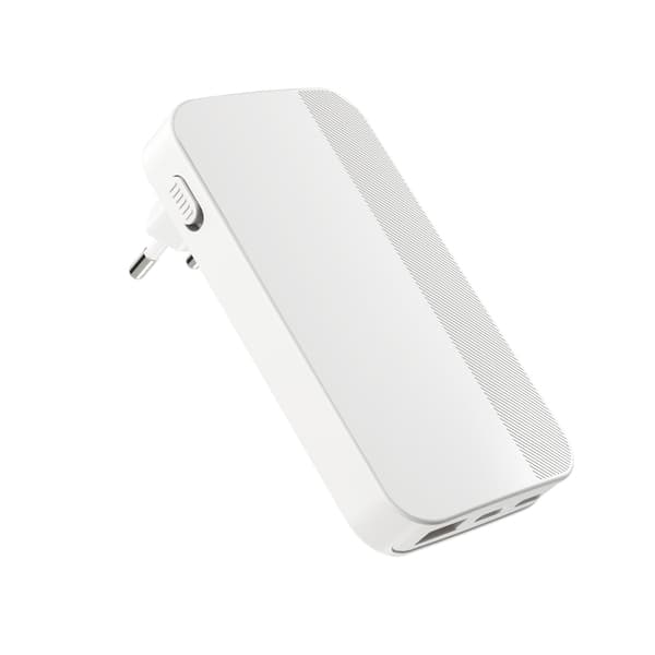 Epico UltraBoost Flat GaN 65W seinälaturi EA65b - valkoinen – EPICO