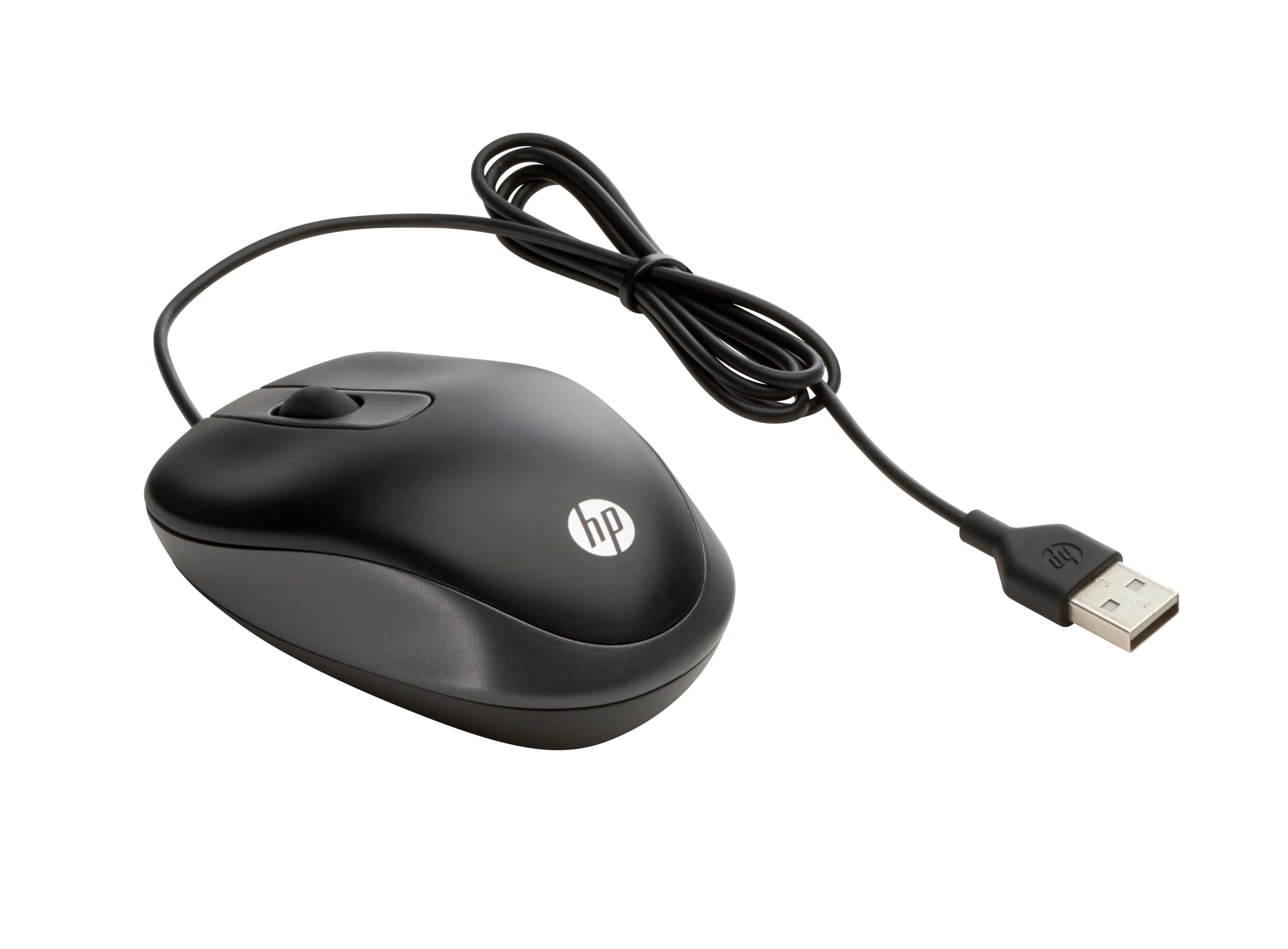 HP USB Travel Mouse -langallinen hiiri, musta – HEWLETT-PACKARD
