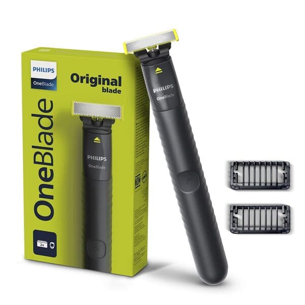Philips OneBlade QP1424/10 -hybridipartakone ja trimmeri, hiilenharmaa