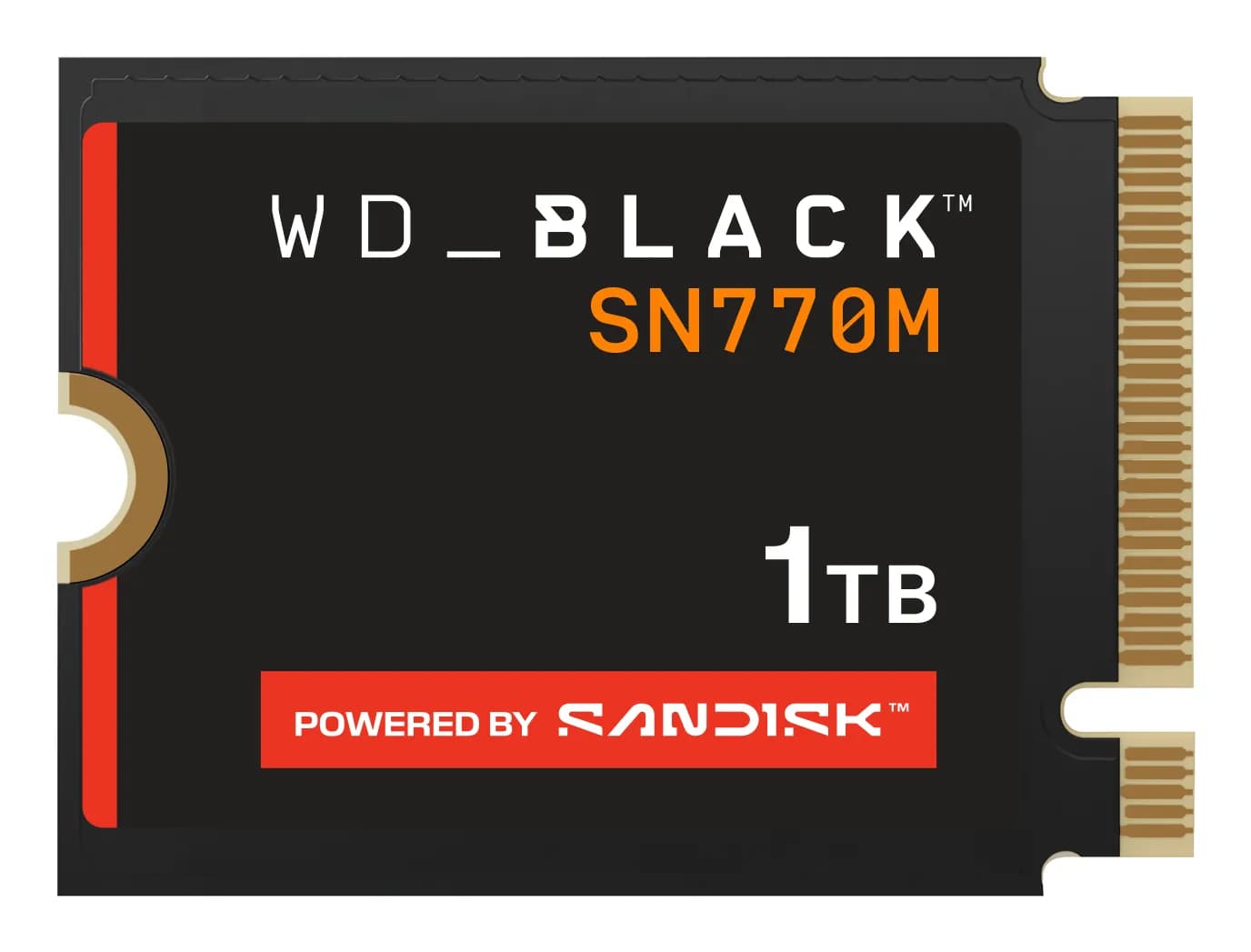 WD Black SN770M 1 Tt M.2 PCIe 4.0 NVMe -SSD-levy – WESTERN DIGITAL