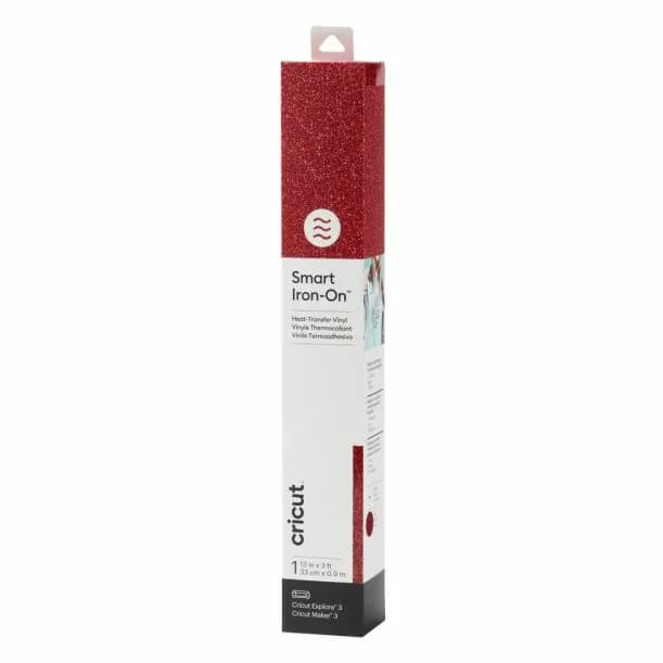 Cricut Smart Iron-on 33x91cm 1 sheet (Glitter Red) – CRICUT