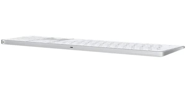 Apple Magic Keyboard with Touch ID and Numeric Keypad -langaton näppäimistö, valkoinen – Apple