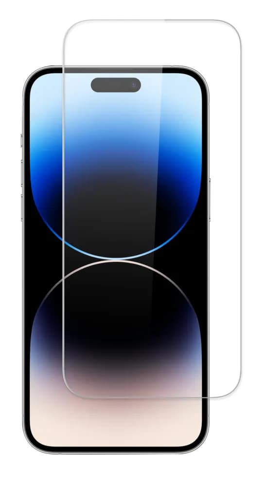 Screenor Premium Tempered Silver Edition, iPhone 15 Pro -panssarilasi – SCREENOR