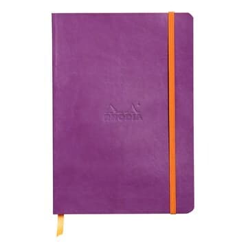 Rhodiarama soft A5 purple dot ivory – RHODIA