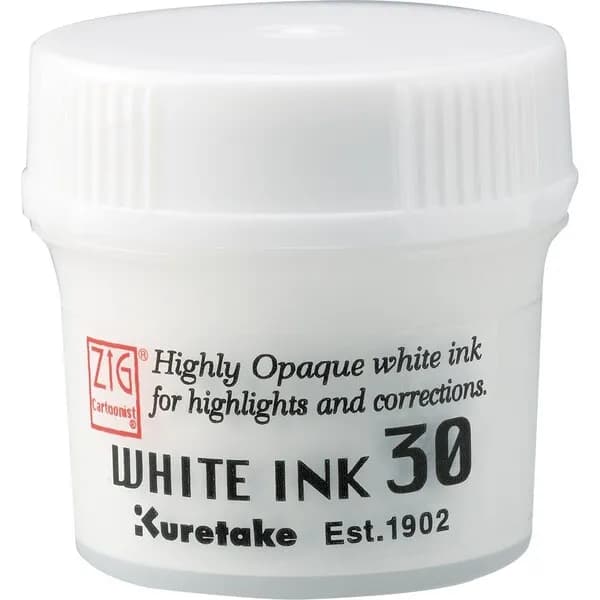 ZIG Cartoonist Ink 30 white – ZIG