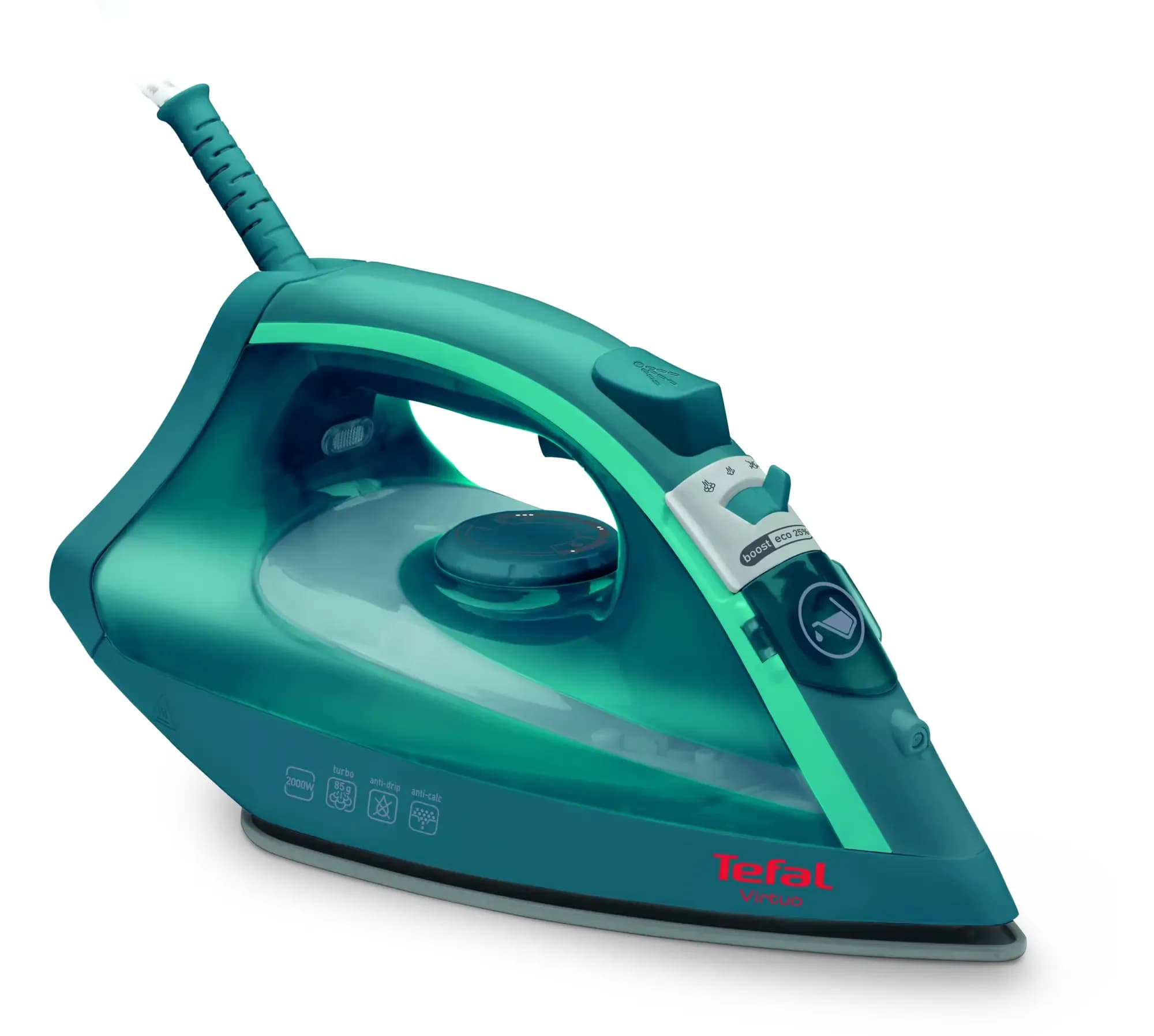 Tefal Virtuo 2000 FV1712E0 -höyrysilitysrauta, 2000 W, 0,2 l, vihreä