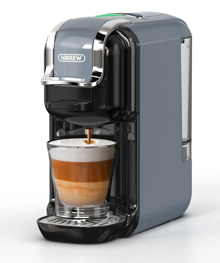 HIBREW H2B-grey -kapselikahvinkeitin, 0,6 l