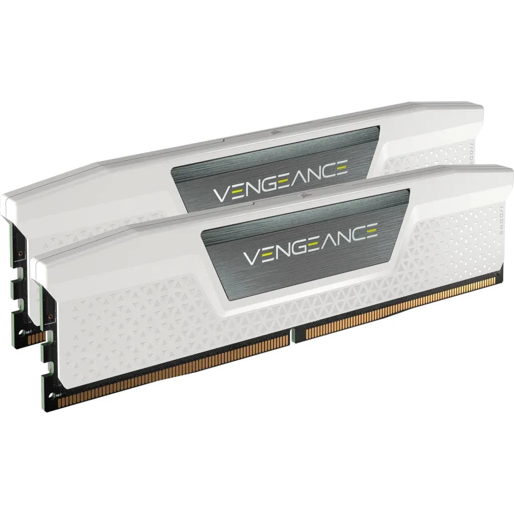 Corsair VENGEANCE 32 Gt (2 x 16 Gt) DDR5 6400 MHz, CL32 -muisti, valkoinen (XMP)