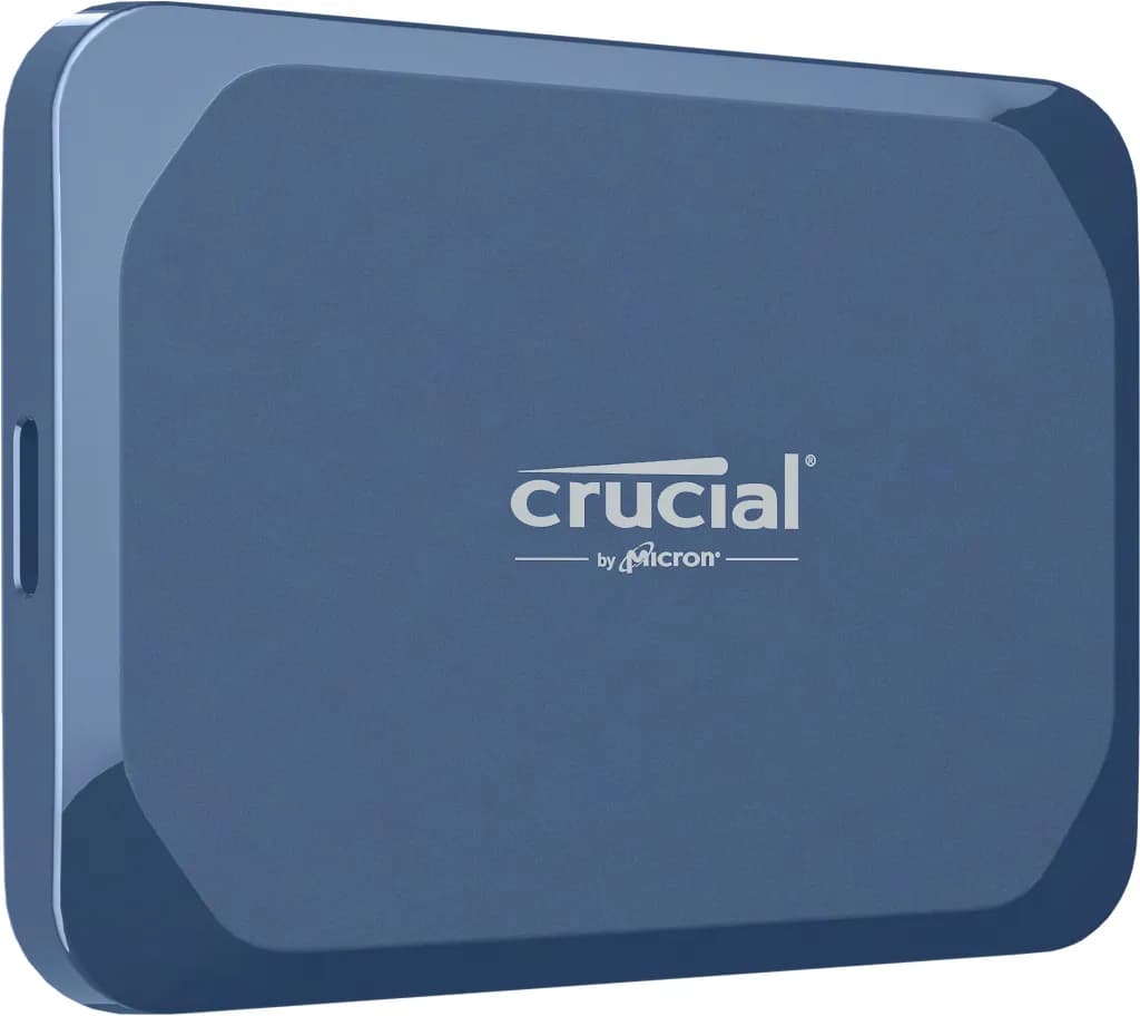 Crucial X10 2 Tt USB 3.2 Gen 2x2 (USB-C) -ulkoinen SSD, kannettava, iskunkestävä, roiskesuojattu, sininen – Crucial