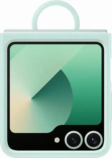 Samsung Galaxy Z Flip6 -silikonikuori, Mintunvihreä – Samsung