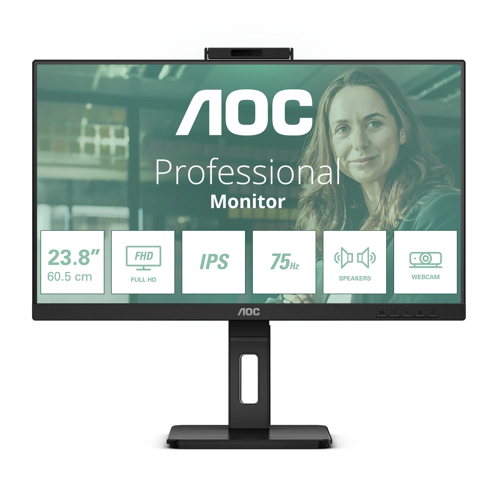 AOC 24P3QW 23.8" Full HD, IPS -näyttö, USB-C hub – AOC