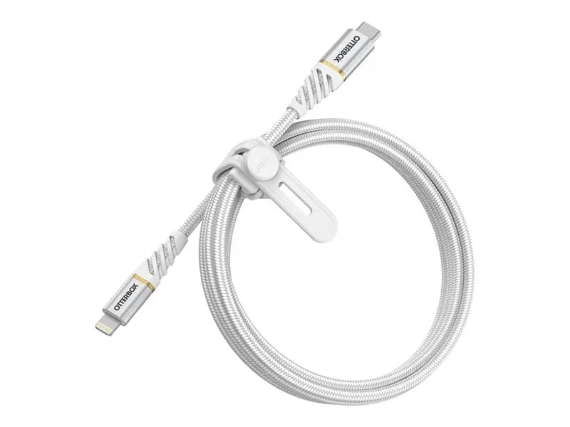OtterBox USB-C – Lightning -kaapeli, 60 W, 1 m, valkoinen