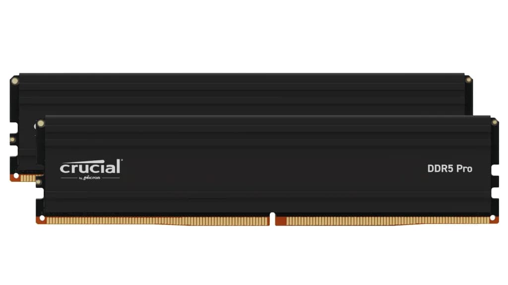 Crucial Pro 64 Gt (2 x 32 Gt) DDR5 5600 MHz, CL46 -muisti (XMP & EXPO)