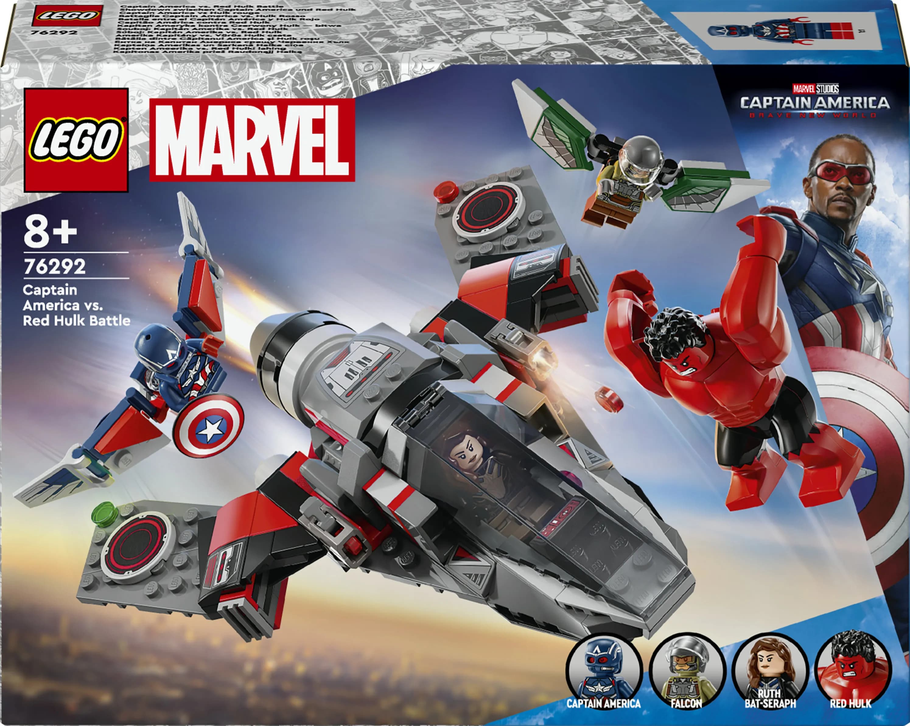 LEGO Marvel Captain America vs. Red Hulk Taistelu 76292 – LEGO