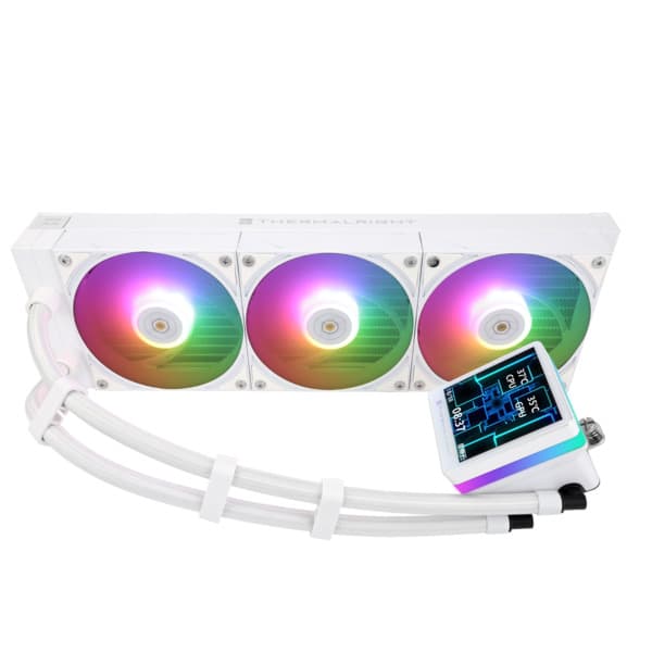 Thermalright Grand Vision 360mm ARGB -nestejäähdytin, valkoinen – Thermalright