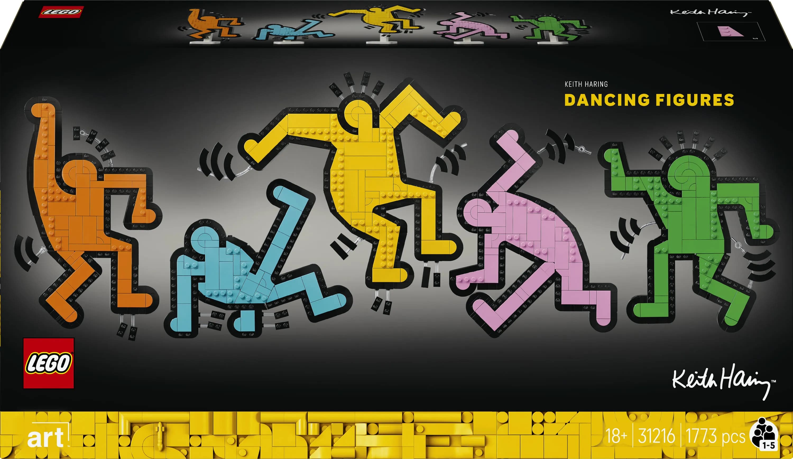 LEGO Art Keith Haring – Dancing Figures 31216