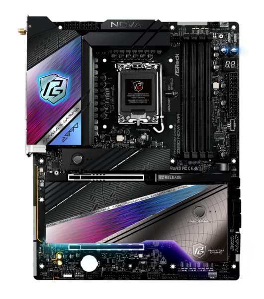 Asrock Phantom Gaming Z890 Nova WiFi LGA1851 ATX -emolevy – ASRock