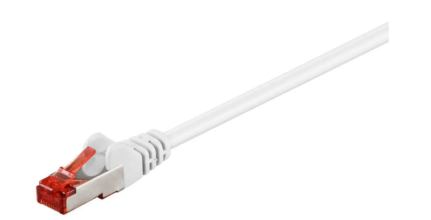 MicroConnect Cat6 FTP RJ45 1m -verkkokaapeli, valkoinen – Microconnect