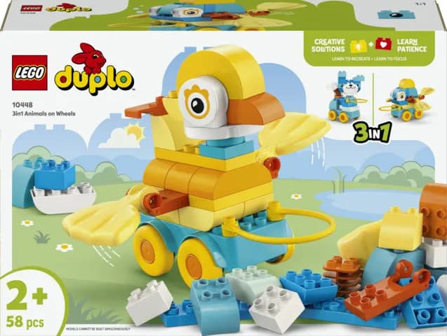 LEGO DUPLO Eläimet pyörillä 3-in-1 10448