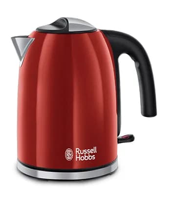 Russell Hobbs Colours Plus -vedenkeitin, 1,7 l, 2400 W, punainen – Russell Hobbs