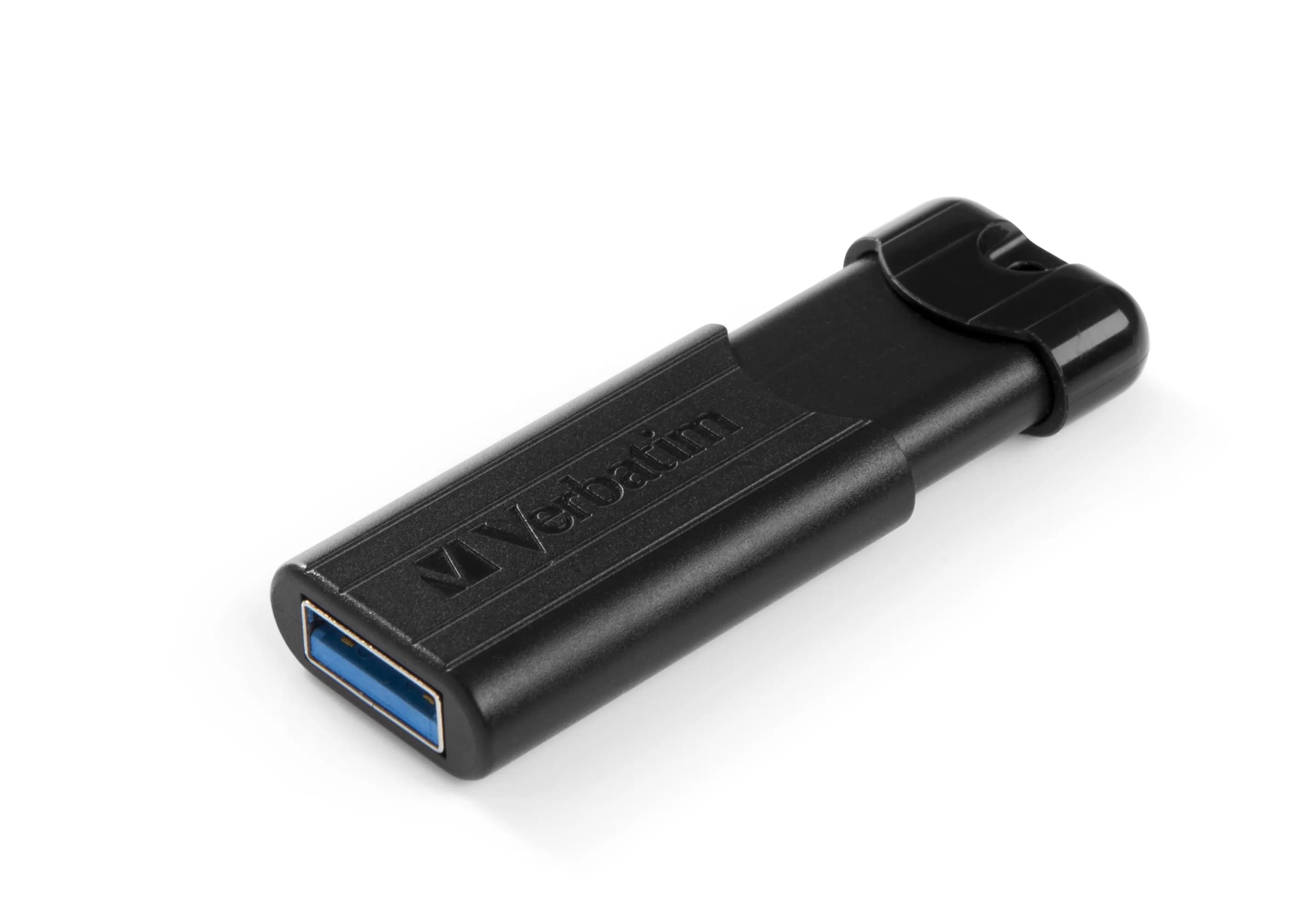 Verbatim PinStripe USB 3.2 Gen 1 16 Gt -muistitikku, musta