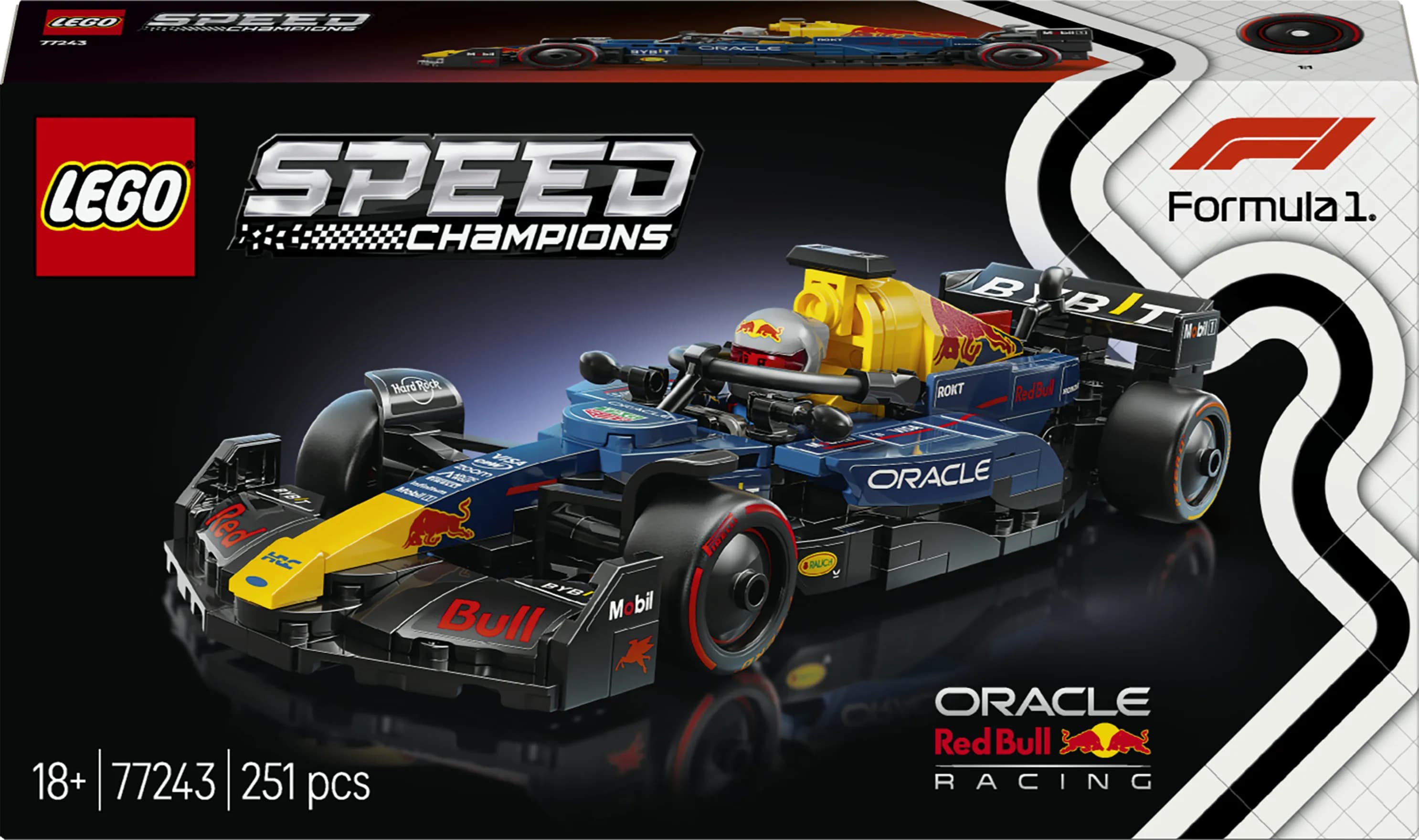 LEGO Speed Champions Oracle Red Bull Racing RB20 F1 kilpa-auto 77243 – LEGO