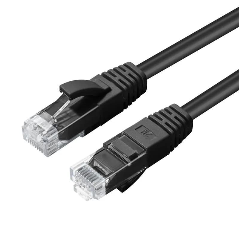 MicroConnect Cat6 UTP RJ45 0.2m -verkkokaapeli, musta – Microconnect