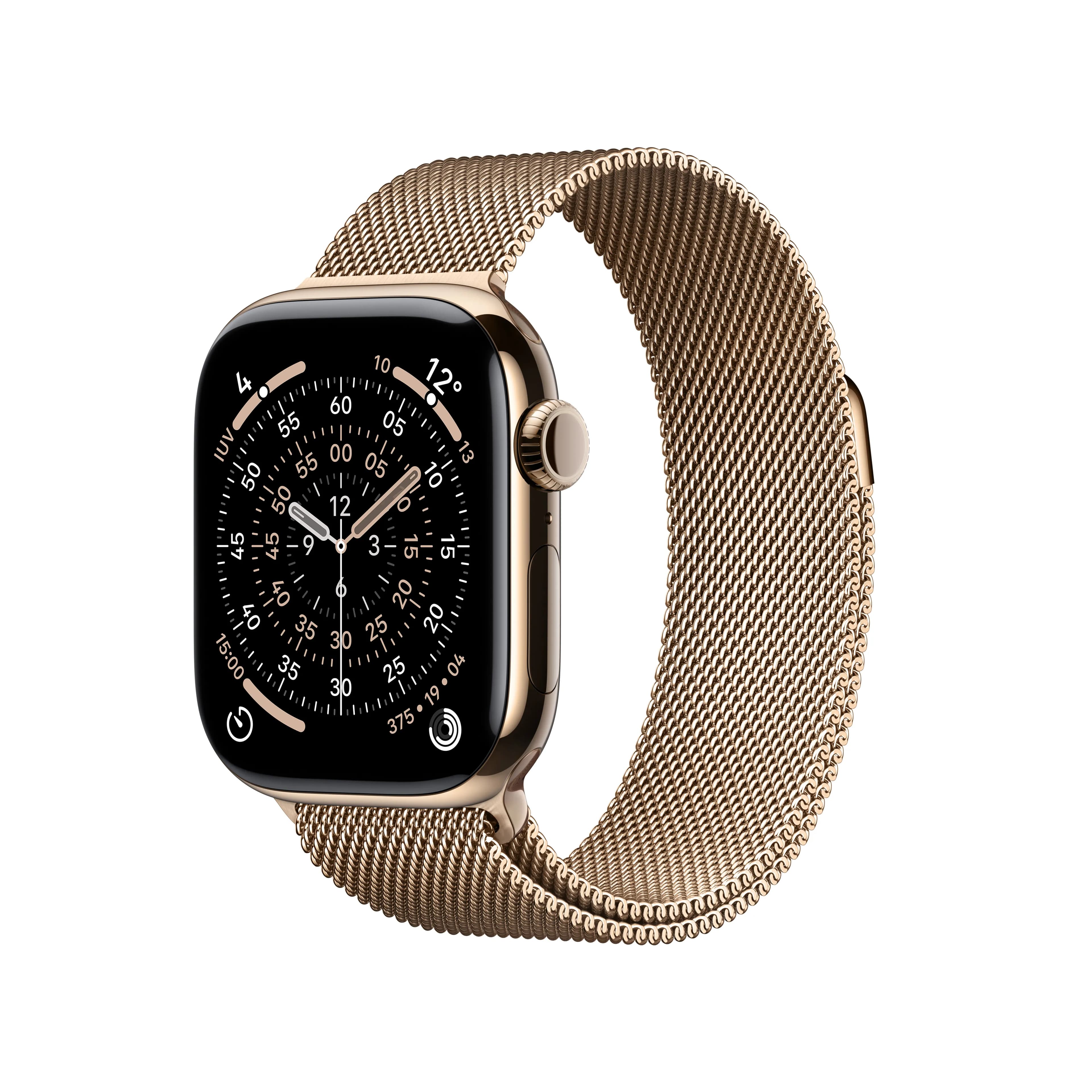 Apple Watch Series 11 (GPS + Cellular) 42 mm kulta titaanikuori ja milanolaisranneke