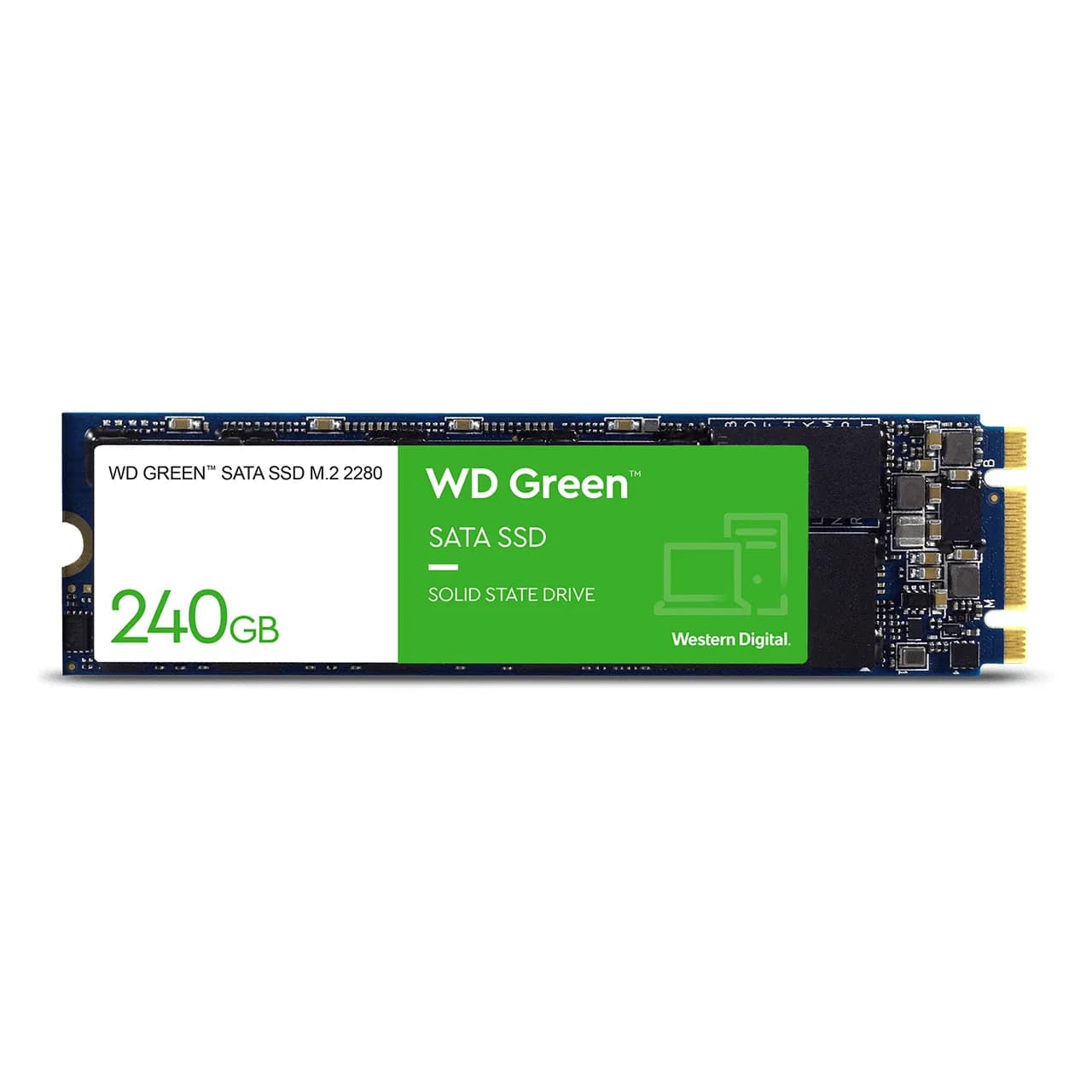 WD Green 240 Gt M.2 SATA -SSD-levy