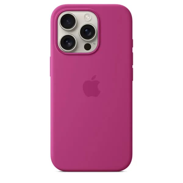 Apple iPhone 16 Pro, MagSafe -silikonikuori, Fuksia – Apple