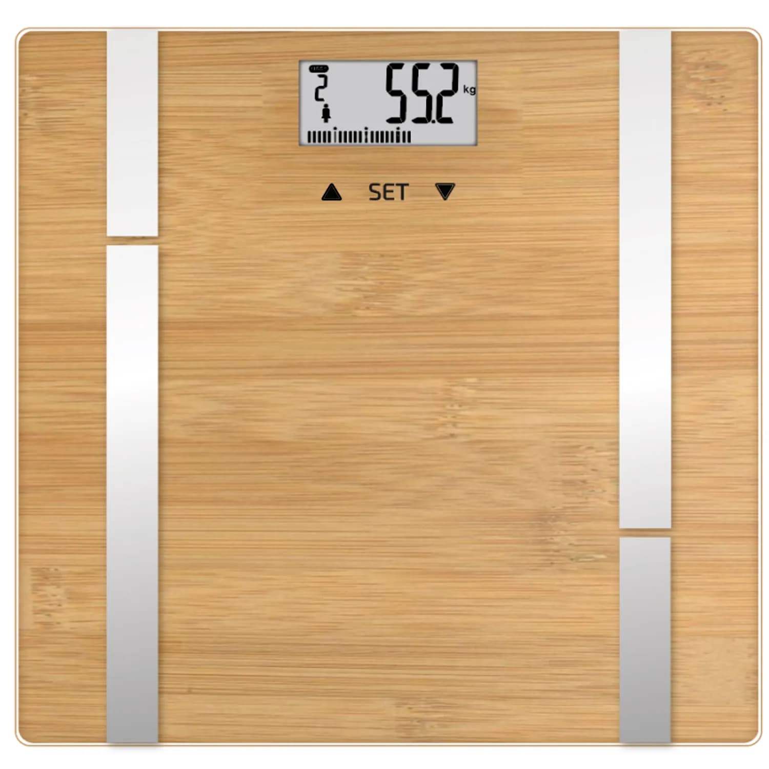Terraillon Bamboo Fit BMI -henkilövaaka, 10 käyttäjää, 180kg – Terraillon