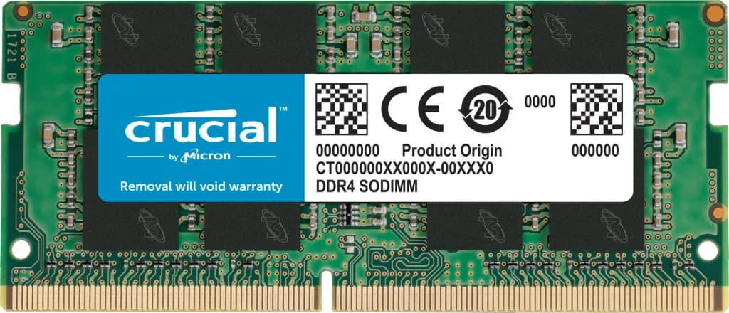 Crucial 16 Gt (1 x 16 Gt) DDR4 3200 MHz, CL22 -muisti – Crucial