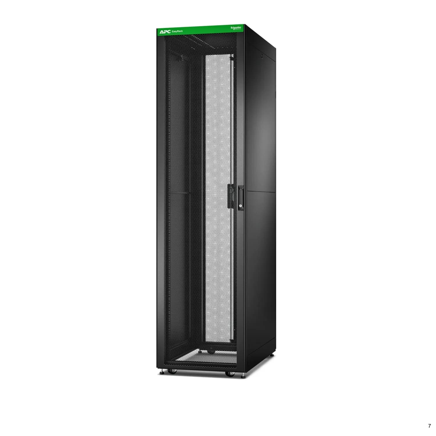 APC Easy Rack 48Ux600x1000 Roof/Side panel/castors/feet No Bottom 4 Brackets black – APC