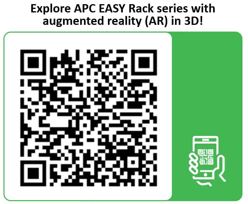 APC Easy Rack 42Ux600x1100 Roof/Side panel/castors/feet No Bottom 4 Brackets black – APC
