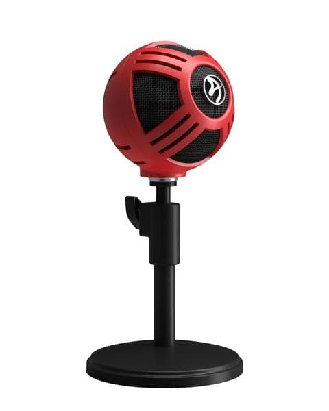 Arozzi Sfera, USB, kondensaattori -mikrofoni, punainen – AROZZI