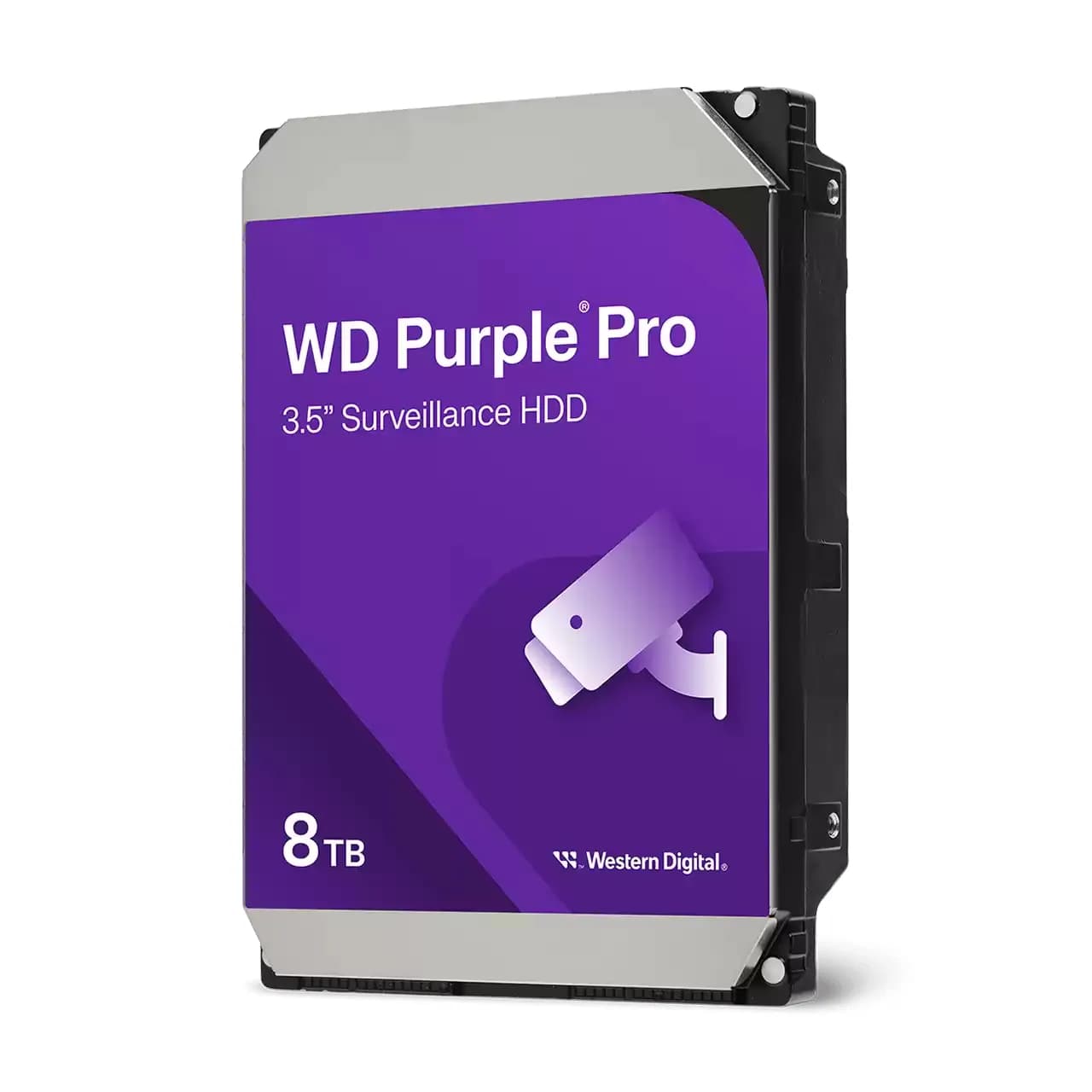 WD Purple Pro 3.5" 8 Tt, 7200 RPM, 256 MB, SATA III -kovalevy (valvontakäyttöön) – WESTERN DIGITAL