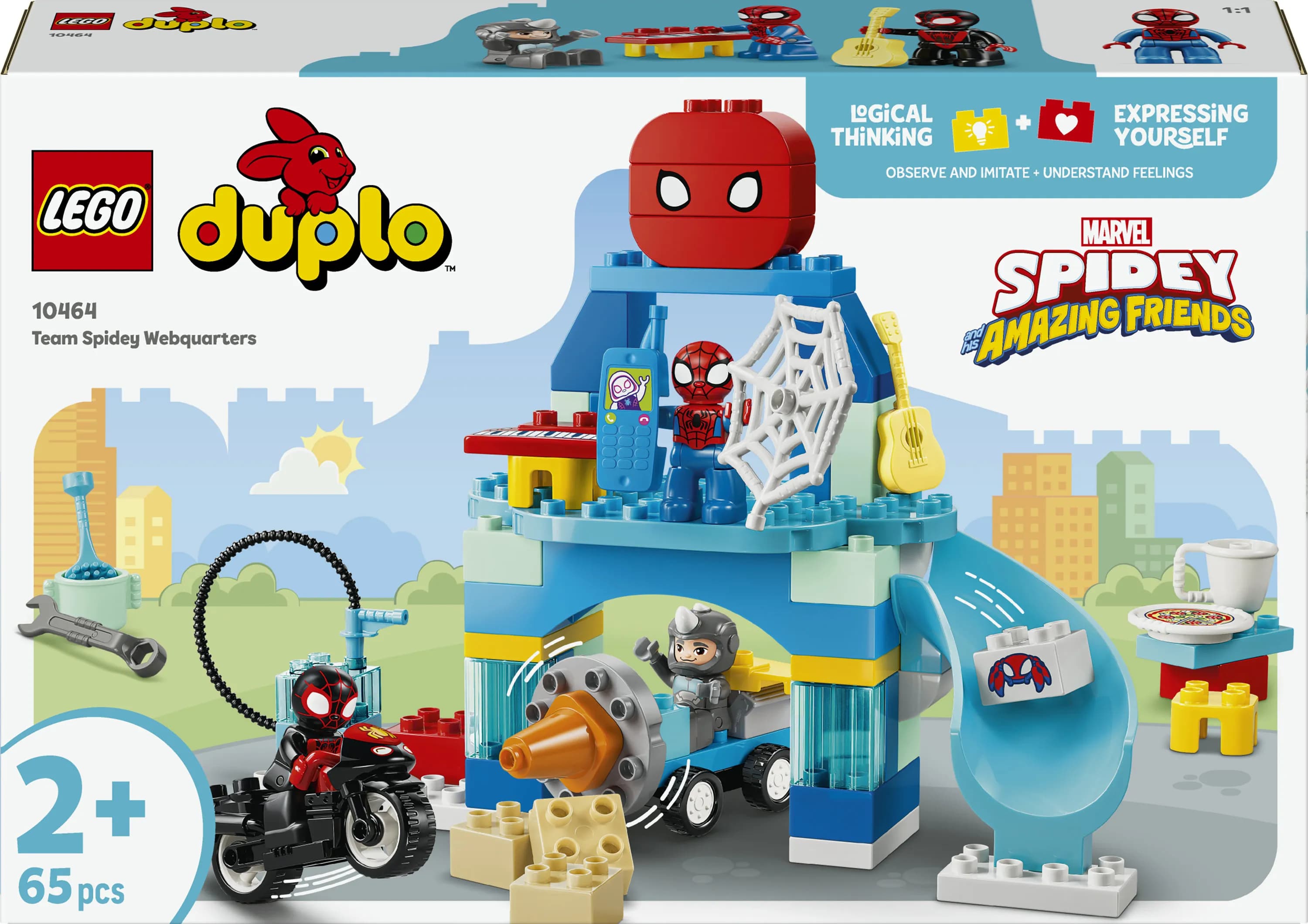 LEGO DUPLO Marvel Team Spidey Webquarters 10464