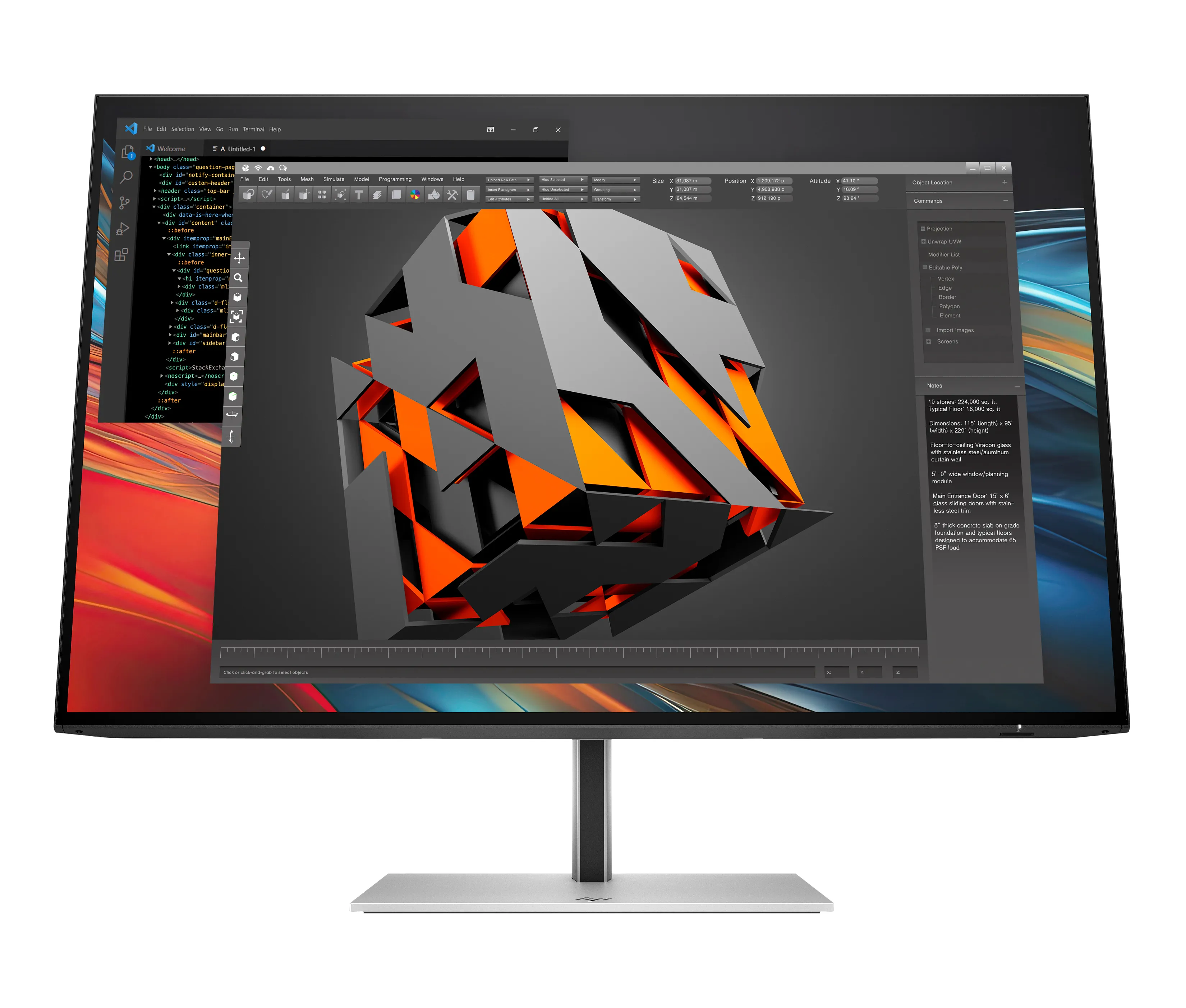 HP Series 7 Pro 724pn 24" WUXGA, IPS -näyttö, USB-C hub – HP INC