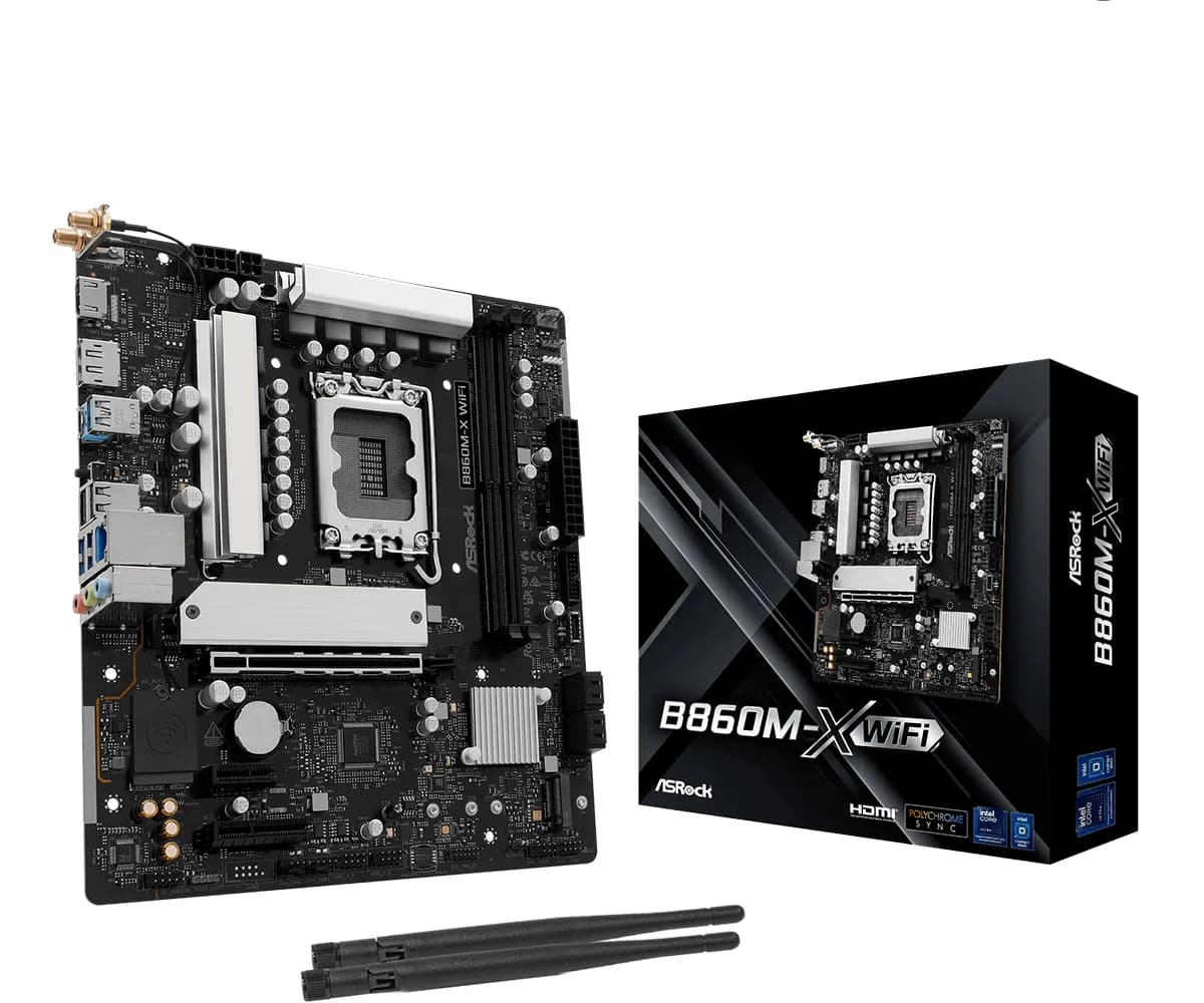 ASRock B860M-X WiFi LGA1851 mATX -emolevy – ASRock