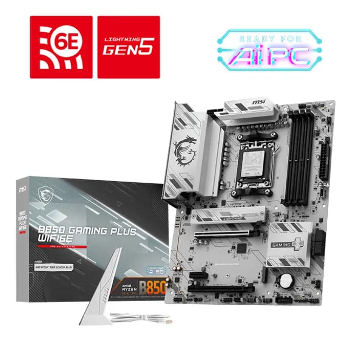 MSI B850 GAMING PLUS WiFi 6E AM5 ATX -emolevy – MSI